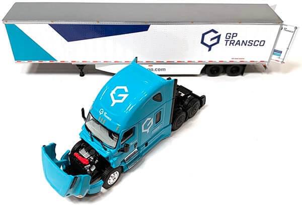 DCP by First Gear's 1:64th Scale 2018 Freightliner Cascadia "GP Transco"
