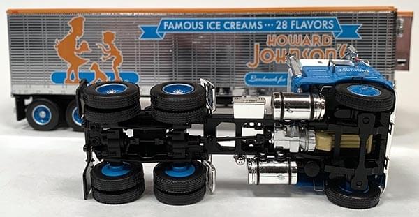 1:64th Scale White Freightliner COE with 40' Reefer Trailer "Howard Johnson's Ice Cream"