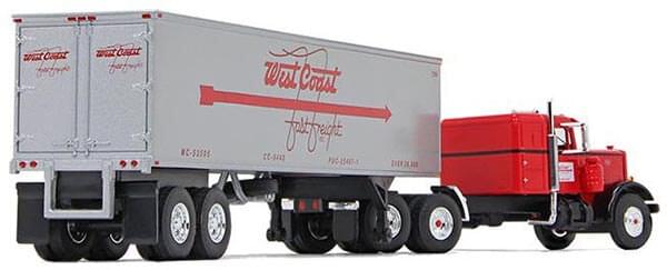First Gear's 1:64th Scale Peterbilt 351 with Dry Van "West Coast Fast Freight"