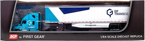 DCP by First Gear's 1:64th Scale 2018 Freightliner Cascadia "GP Transco"