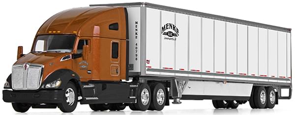 1:64th Scale 2020 Kenworth T680 with 53' Wabash Duraplate Dry Van Trailer Menke Trucking