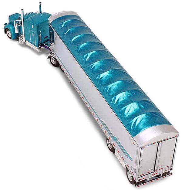 1:64th Scale Peterbilt 379 with 53' Wilkens Walking Floor Mulch Trailer "Pyskaty Bros. Trucking #34" "Maya Pyskaty Sieber's Haterbilt"