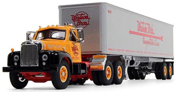 First Gear's 1:64th Scale Mack B-61 with Dry Van "Watson Bros. Transportation Company"