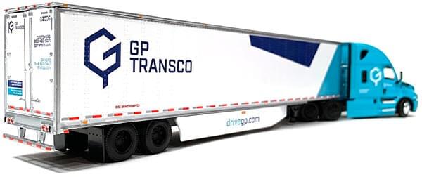 DCP by First Gear's 1:64th Scale 2018 Freightliner Cascadia "GP Transco"