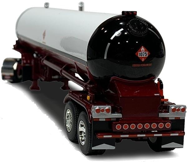 1:64th Scale Peterbilt 359 36" Sleeper Cab with Mississippi Propane Transport Trailer