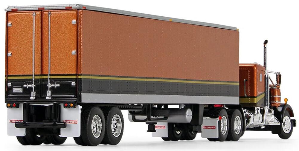 1:64th Scale Kenworth W900A Gold Nugget Signature Edition with 40' Reefer Van Trailer